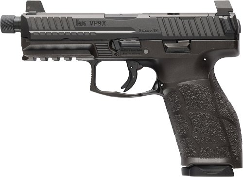 HK VP9A1 X TACTICAL OPTICS RDY - 9MM 4.70" THREADED 2-15 RD BLK