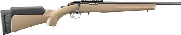 RUGER AMERICAN 17HMR 10-SHOT - 16" MATTE FDE COMPOSITE