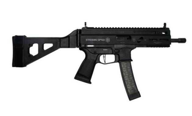 GRAND POWER STRIBOG SP9A1 9MM - 8" BBL 30 RD MAG W/ BRACE BLK