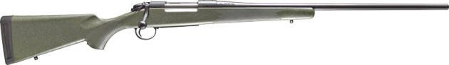 BERGARA B14 HUNTER 7MM RM 24" - #4 BLACK CERAKOTE/GREEN SYN