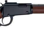 HENRY H1 TRACKER CARBINE - 22WMR 16.5" LL BLUED WALNUT