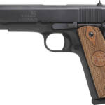 IVER JOHNSON 1911A1 STANDARD - 38 SUPER 5" FS MATTE WOOD
