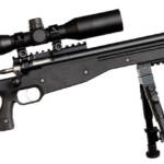 CRICKETT PRECISION RIFLE 22LR - BLUED/BLACK THREADED W/SCOPE