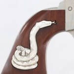 CIMARRON MAN W/NO NAME 357 MAG - FRONTIER 4.75" SILVER SNAKE