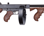 THOMPSON 1927A1 45ACP CARBINE - W/50 ROUNDS DRUM & 20RND. MAG.