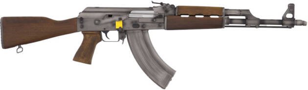 ZASTAVA ZPAPM70 BATTLE WORN - RIFLE 7.62X39 30RD DARK WOOD