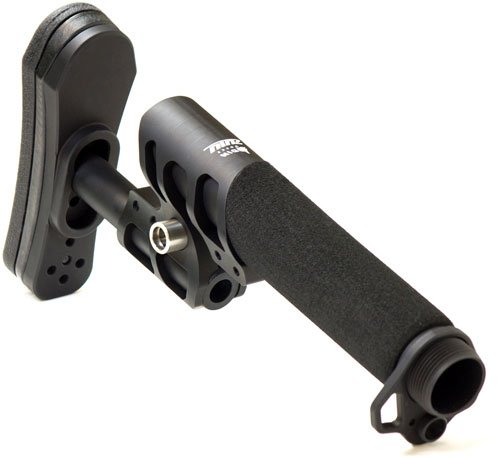 ODIN STOCK ZULU 2.0 W/PADDED - BUFFER TUBE BLACK FOR AR-15