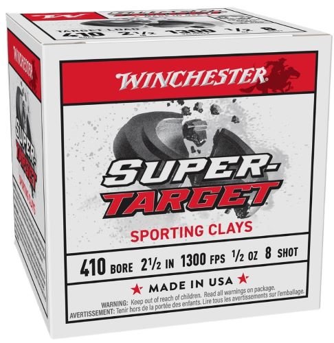WINCHESTER TARGET 410  2-1/2" - 1/2OZ #8 250RD CASE