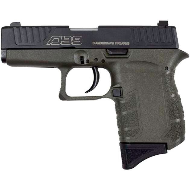 DIAMONDBACK FIREARMS DB9 GEN IV 9MM BLK/ODG 3" 6+1