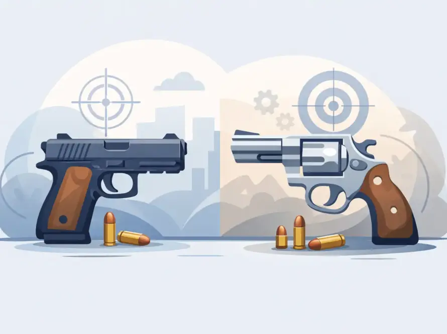 Handguns Pistols and Revolvers Explained