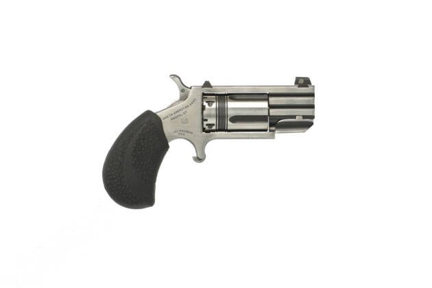 NORTH AMERICAN ARMS PUG 22MAG REV 1" SS BLACK    #