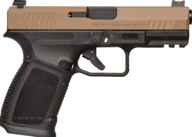 GFORCE ARMS RPX3C9 9MM 4" FDE SLIDE 15+1