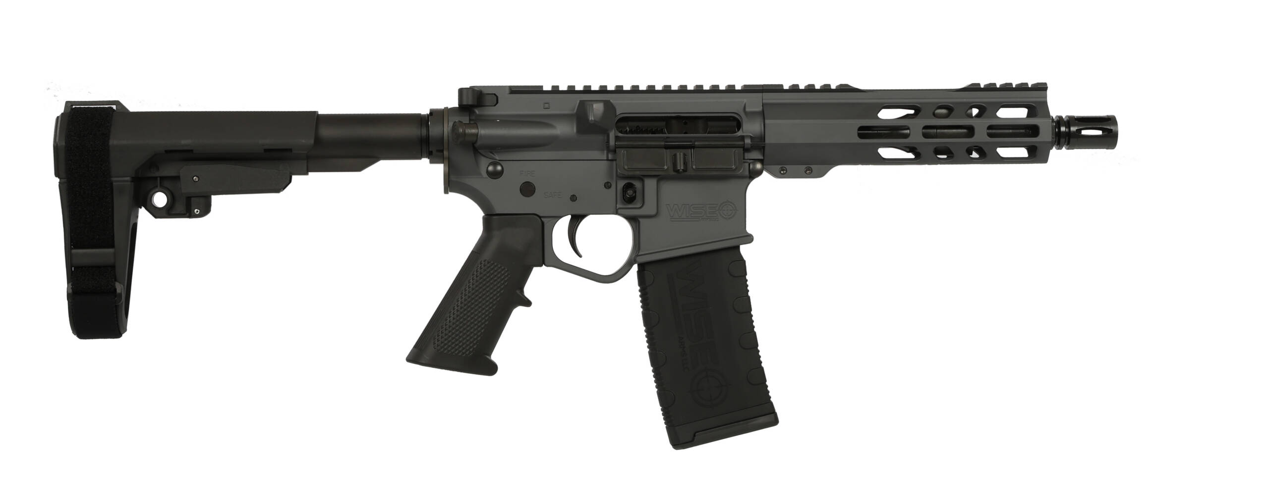 WISE ARMS WA-15B 300BLK GRY 7.5" SBA3
