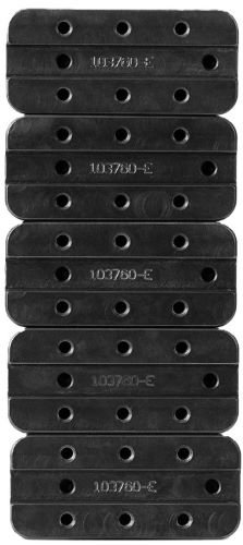 MDT INTERIOR FOREND WEIGHTS - 5 PACK .52 LBS EACH BLACK