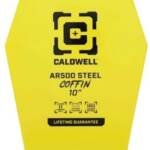 CALDWELL AR500 10" COFFIN - STEEL TARGET YELLOW