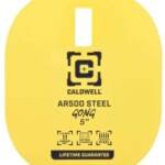 CALDWELL AR500 5" STEEL TARGET - YELLOW