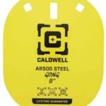 CALDWELL AR500 8" STEEL TARGET - YELLOW
