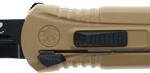 S&W M&P OTF 3.5" SINGLE EDGE - SPEAR POINT BLACK/FDE