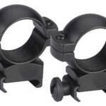 TRADITIONS RINGS 1" WEAVER - HIGH MATTE BLACK