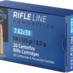 PPU 7.62X39 123GR FMJ - 20RD 50BX/CS