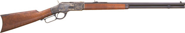 CIMARRON 1873 SPORTING 357/38 - 24" OCTAGON CC/BLUED WALNUT