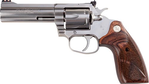 COLT KING COBRA TARGET 357MAG - 4" 6RD STAINLESS WOOD GRIPS