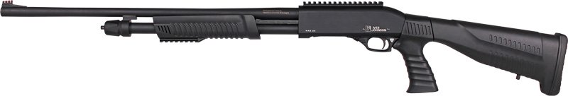 IVER JOHNSON PUMP 20GA 3" - 24" PISTOL GRIP BLACK SYNTH. - Image 2