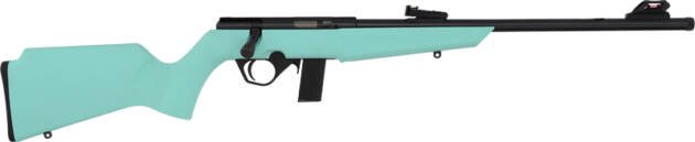 ROSSI RB22 COMPACT 22LR BOLT - 16" CYAN SYNTHETIC