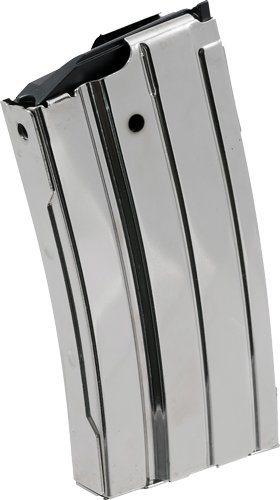 RUGER MAGAZINE MINI-14/RANCH - RIFLE 223 20RD NICKEL