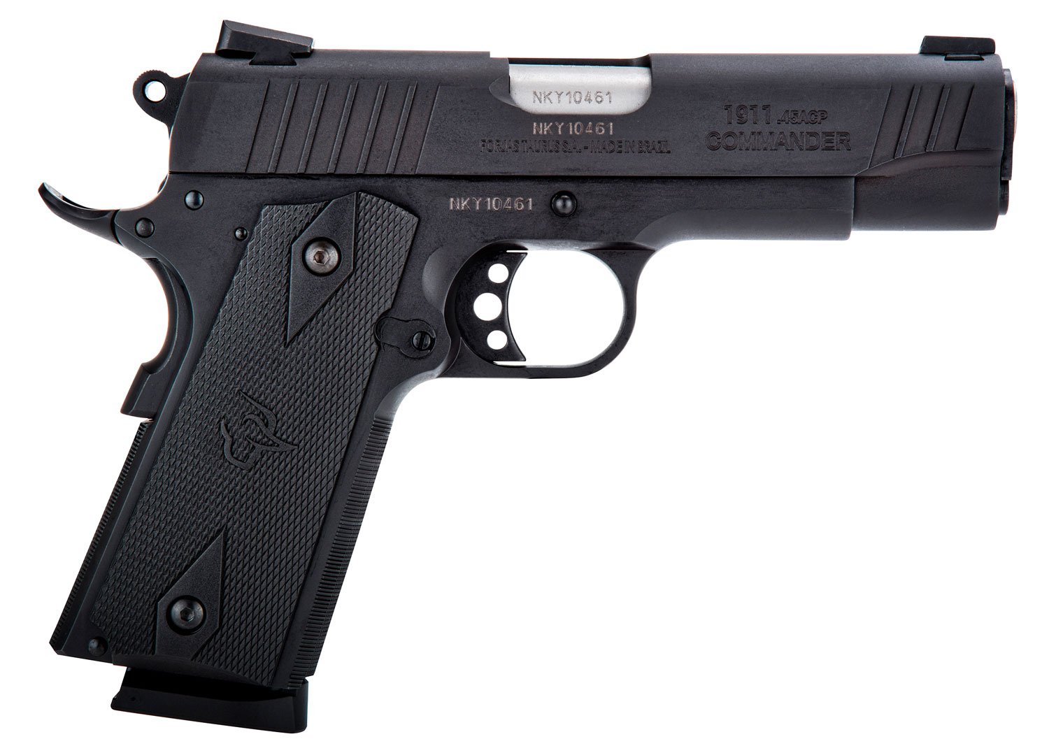 TAURUS 1911 COMMANDER 45ACP BK 4.25"#