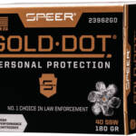 SPEER GOLD DOT 40 SW - 180GR GDHP 20RD 10BX/CS