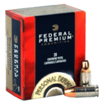 FEDERAL PREMIUM 9MM LUGER 124G - HYDRA-SHOK JHP 20RD 25BX/CS