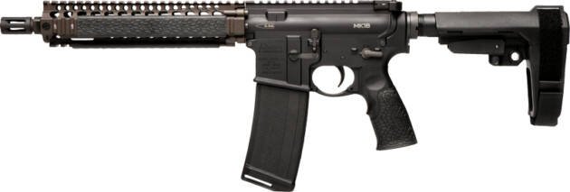 DANIEL DEF PISTOL MK18 W/BRACE - 5.56X45 10.3" 32RD BLK/FDE