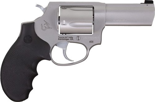 TAURUS 605 357MAG 3" NIGHT - SIGHT 5-SHOT SS RUBBER GRP