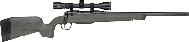 SAVAGE AXIS 2 XP 6.5CM 20" - THREADED W/3-9X40 BLACK/GREEN