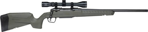 SAVAGE AXIS 2 XP 308 20" - THREADED W/3-9X40 BLACK/GREEN