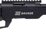 SAVAGE B22 PRECISION 22WMR 18" - HB MDT CHASSIS W/RAIL BLACK
