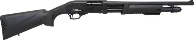 IVER JOHNSON PUMP 12GA 3" 18" - BLUED SYNTHETIC