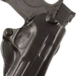 DESANTIS MINI SCABBARD HOLSTER - RH OWB LEATHER KIMBER MICRO BL