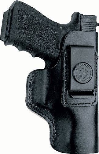 DESANTIS INSIDER HOLSTER IWB - RH LEATHER 1911 3-3.5" BLACK