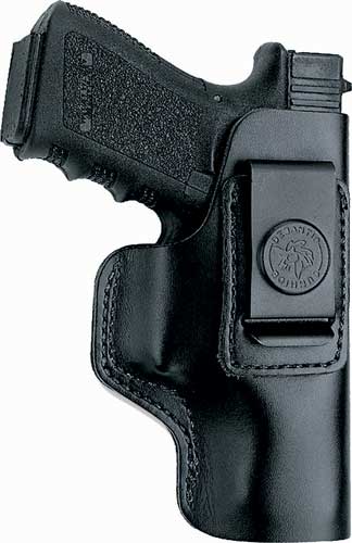 DESANTIS INSIDER HOLSTER IWB - RH LEATHER 1911 4-41/4" BLACK
