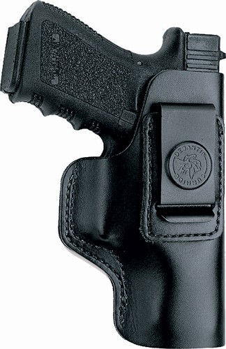 DESANTIS INSIDER HOLSTER IWB - RH LTHR FITS GLOCK 26/27 BLACK
