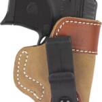 DESANTIS SOFT TUCK HOLSTER IWB - RH LEATHER KELTEC P3AT NATURAL