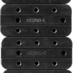 MDT INTERIOR FOREND WEIGHTS - 4 PACK .52 LBS EACH BLACK