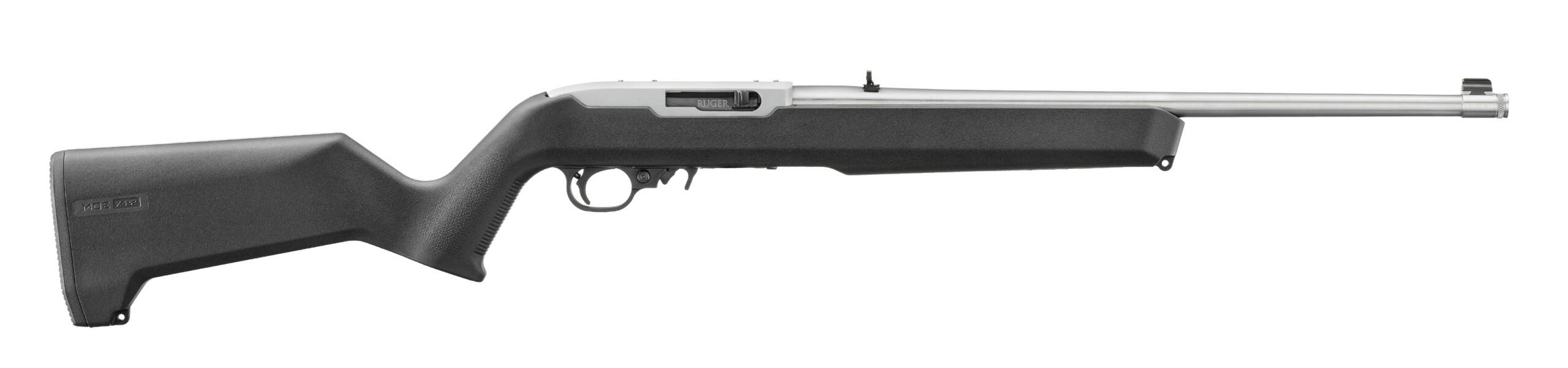 RUGER 10/22 22LR SS/SYN BLK MOE 18"