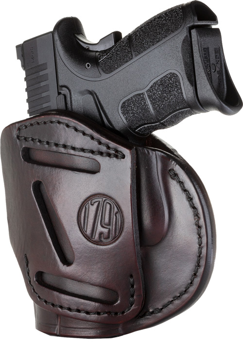 1791 HOLSTER 4-WAY OWB MULTI- - FIT RH SZ4 SIG 239/SIM SIG BRN