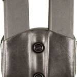 DESANTIS DOUBLE MAG POUCH OWB - LEATHER SIG P365 BLACK