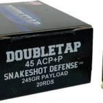 DOUBLETAP 45ACP+P SNAKE SHOT - 20RD 50BX/CS