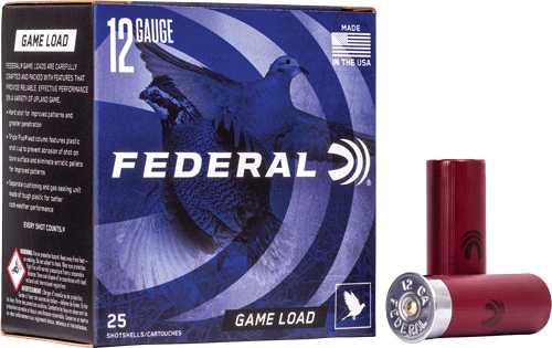 FEDERAL GAME LOAD 12GA 2.75" - 1OZ #6 25RD 10BX/CS