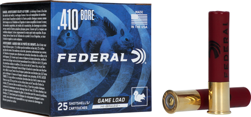 FEDERAL GAME LOAD 410 2.5" - 1/2OZ #7.5 25RD 10BX/CS